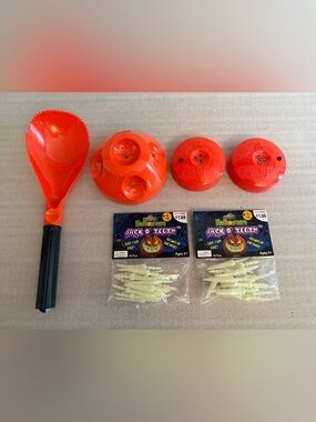 Halloween Pumpkin Decorating Items Lights/Glowing Teeth/Pumpkin Scraper